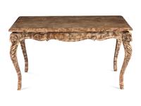 An Italian Carved and Painted Desk