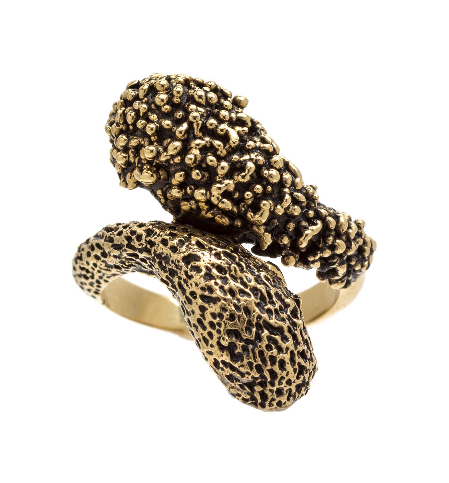 A 14 Karat Yellow Gold Bypass Ring, 6.60 dwts.