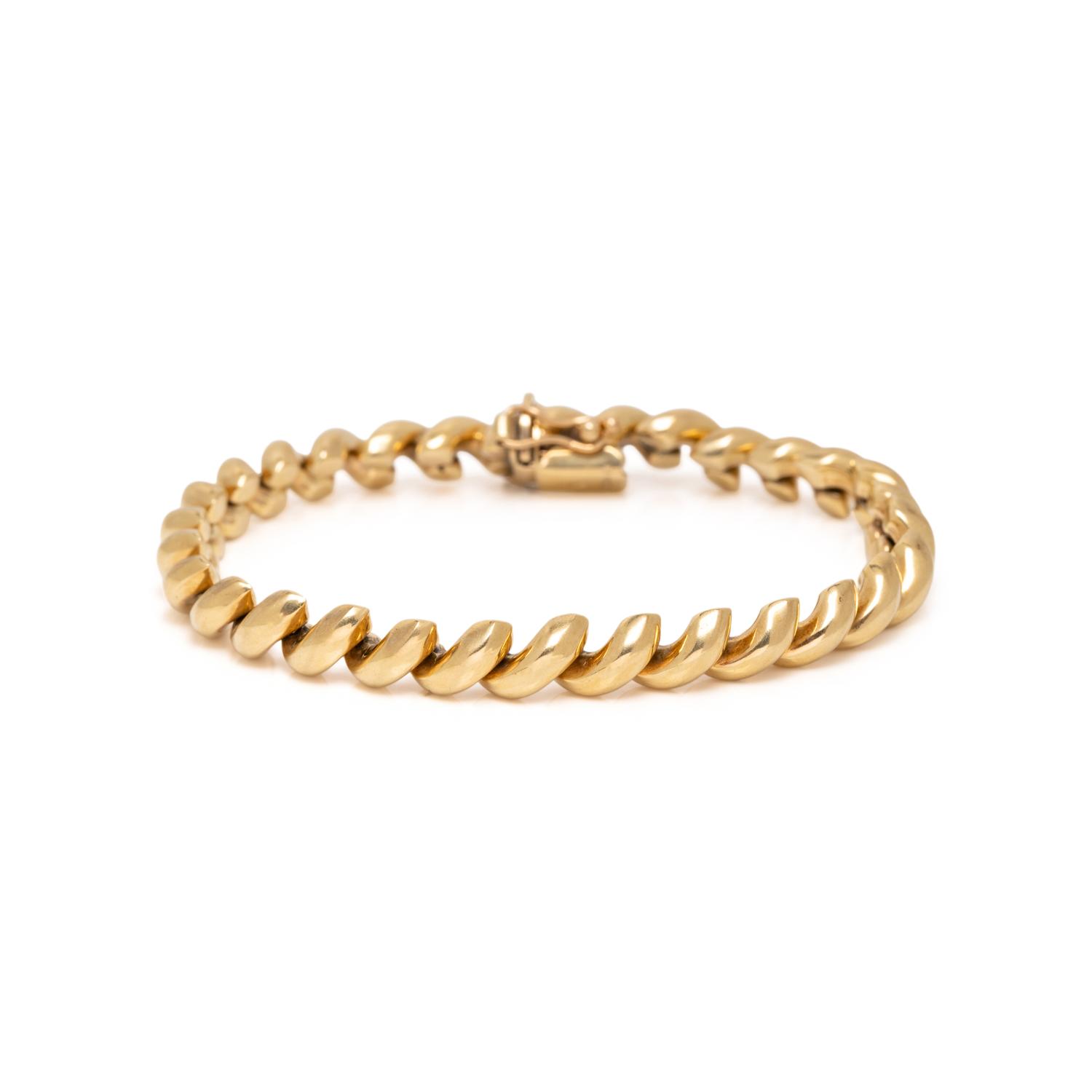 YELLOW GOLD BRACELET
