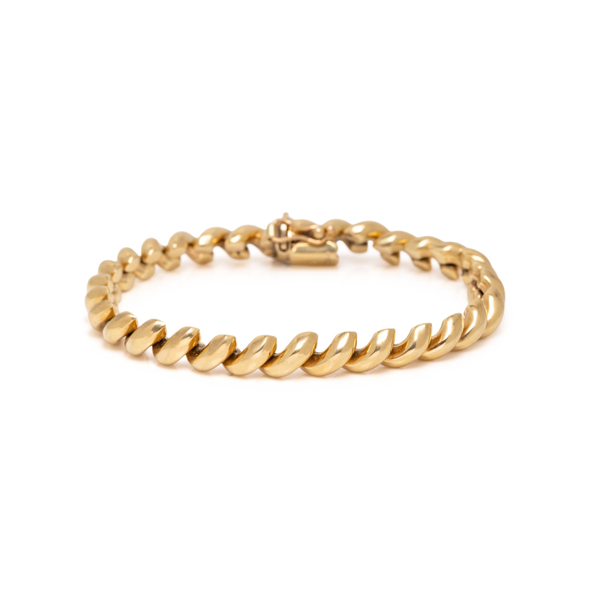 YELLOW GOLD BRACELET