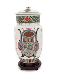 Six Chinese Famille Rose Porcelain Vases
