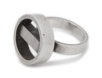 A Modernist Sterling Silver Ring, Soren Georg Jensen for Georg Jensen,