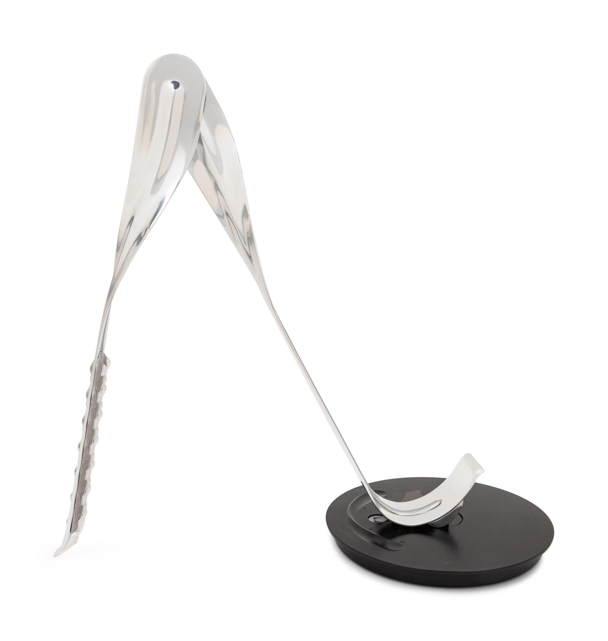 A Herman Miller Chromed Desk Lamp