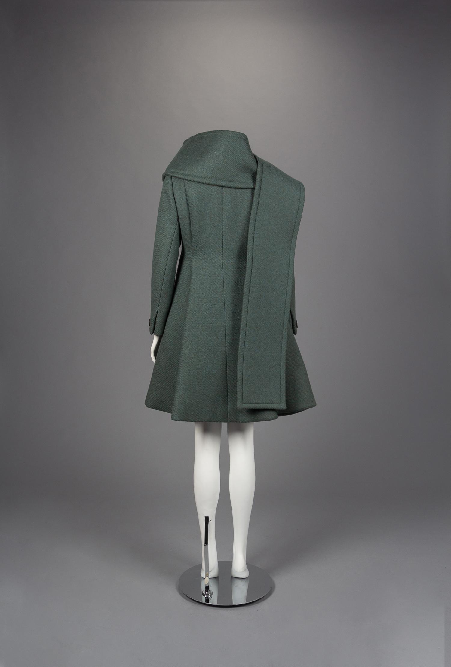 Geoffrey Beene Coat with Scarf, c.1967