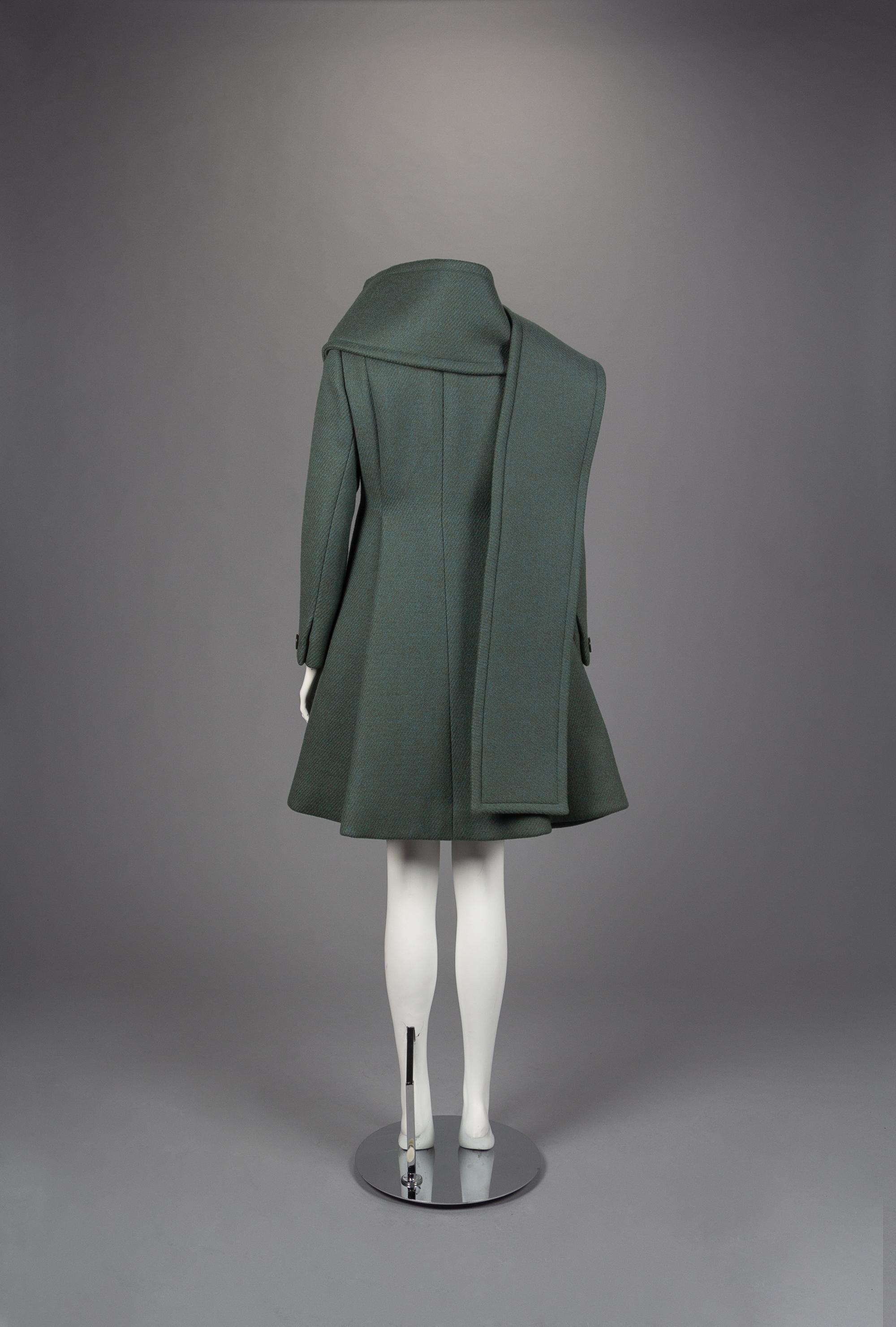 Geoffrey Beene Coat with Scarf, c.1967