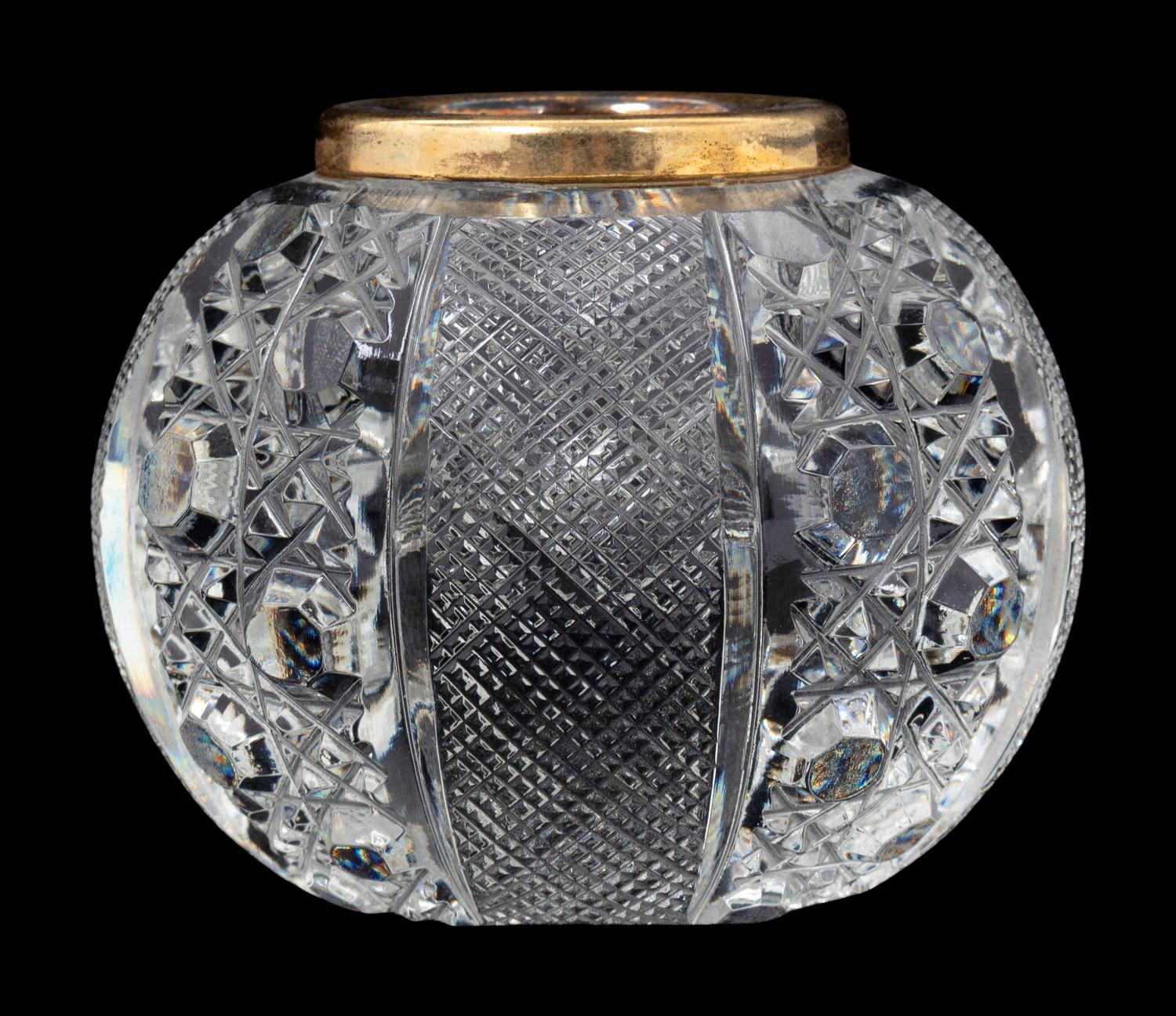 A Cut Glass Match Strike