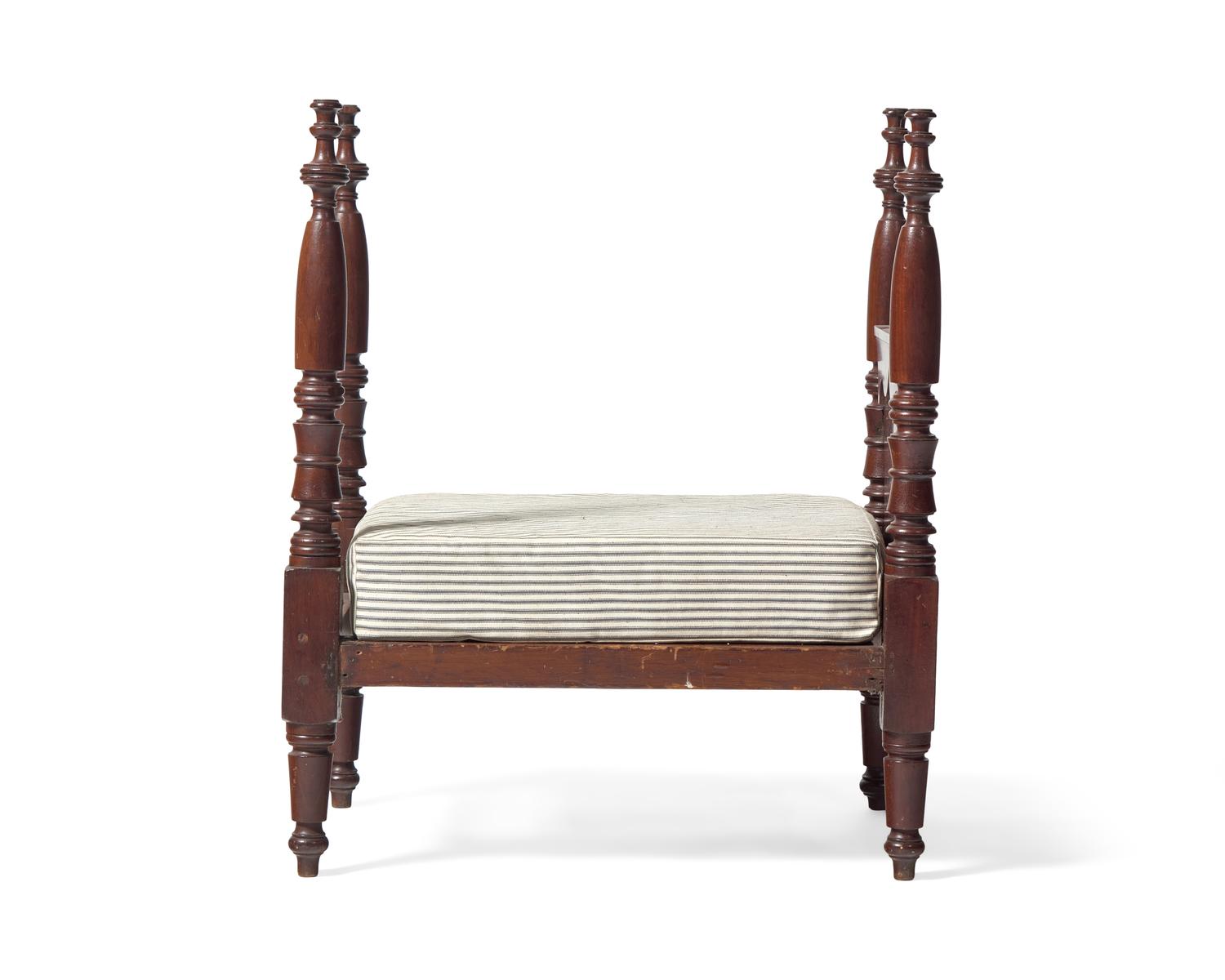 A Classical Miniature Carved Mahogany Bed