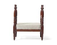 A Classical Miniature Carved Mahogany Bed