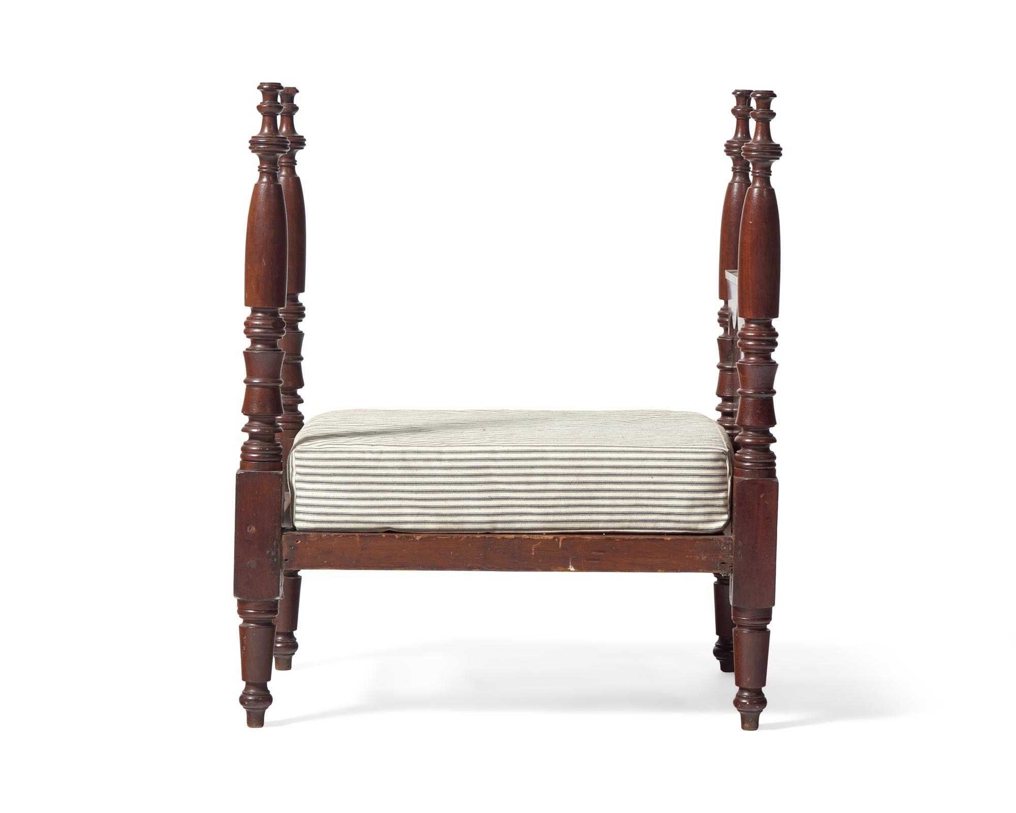 A Classical Miniature Carved Mahogany Bed