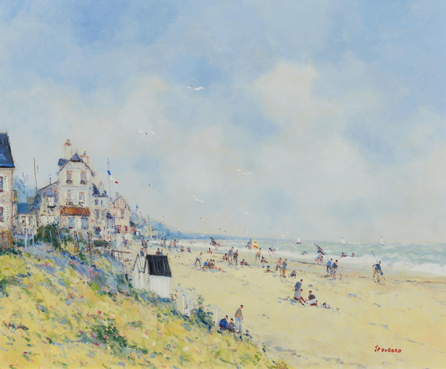 Jean Pierre Dubord, (French, b. 1949), French Beach Scene