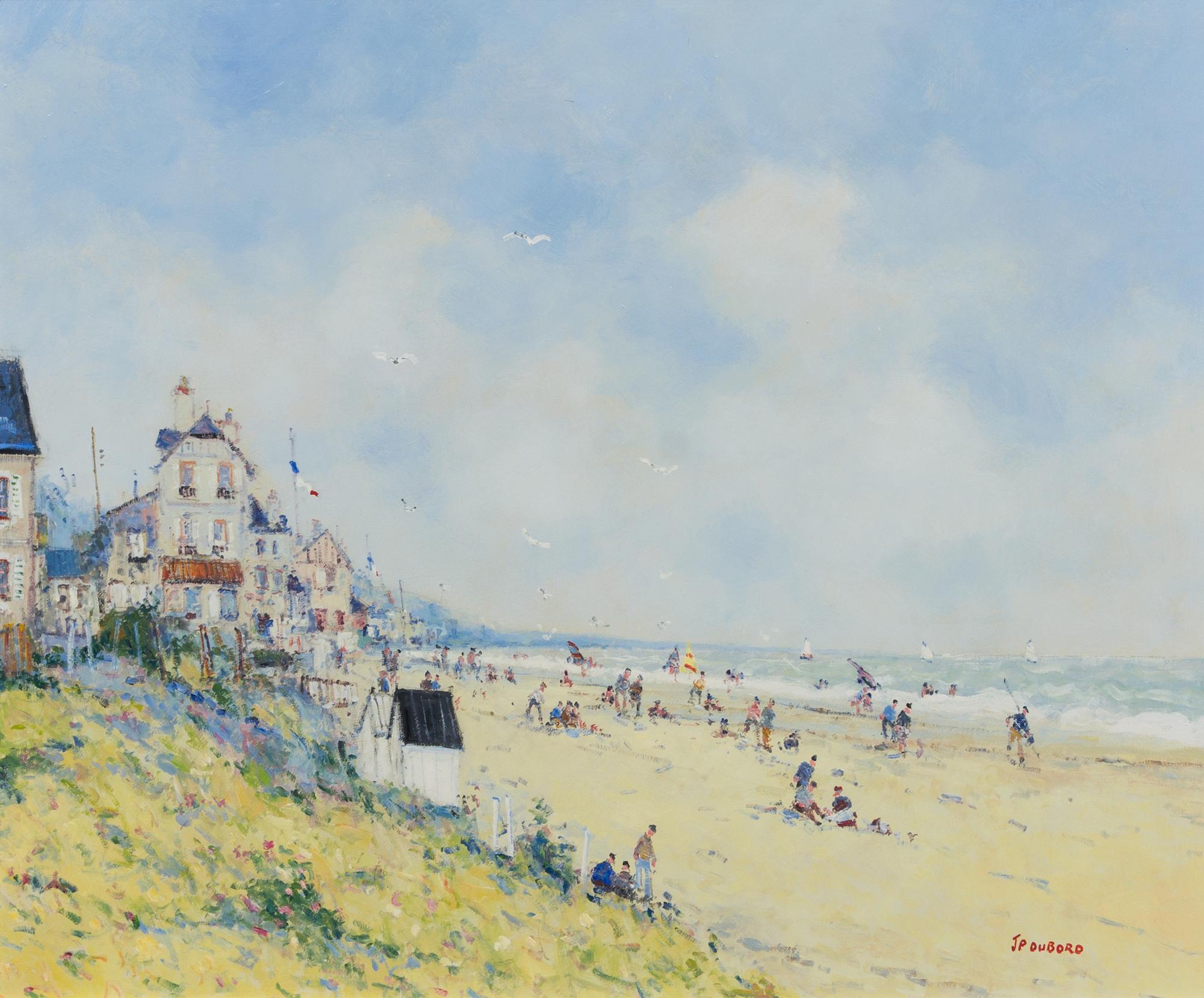 Jean Pierre Dubord, (French, b. 1949), French Beach Scene