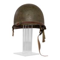WWII Helmet Attributed to Paratrooper George Fatzer - 101st Airborne