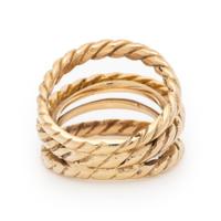 Braided Rose Gold Ring