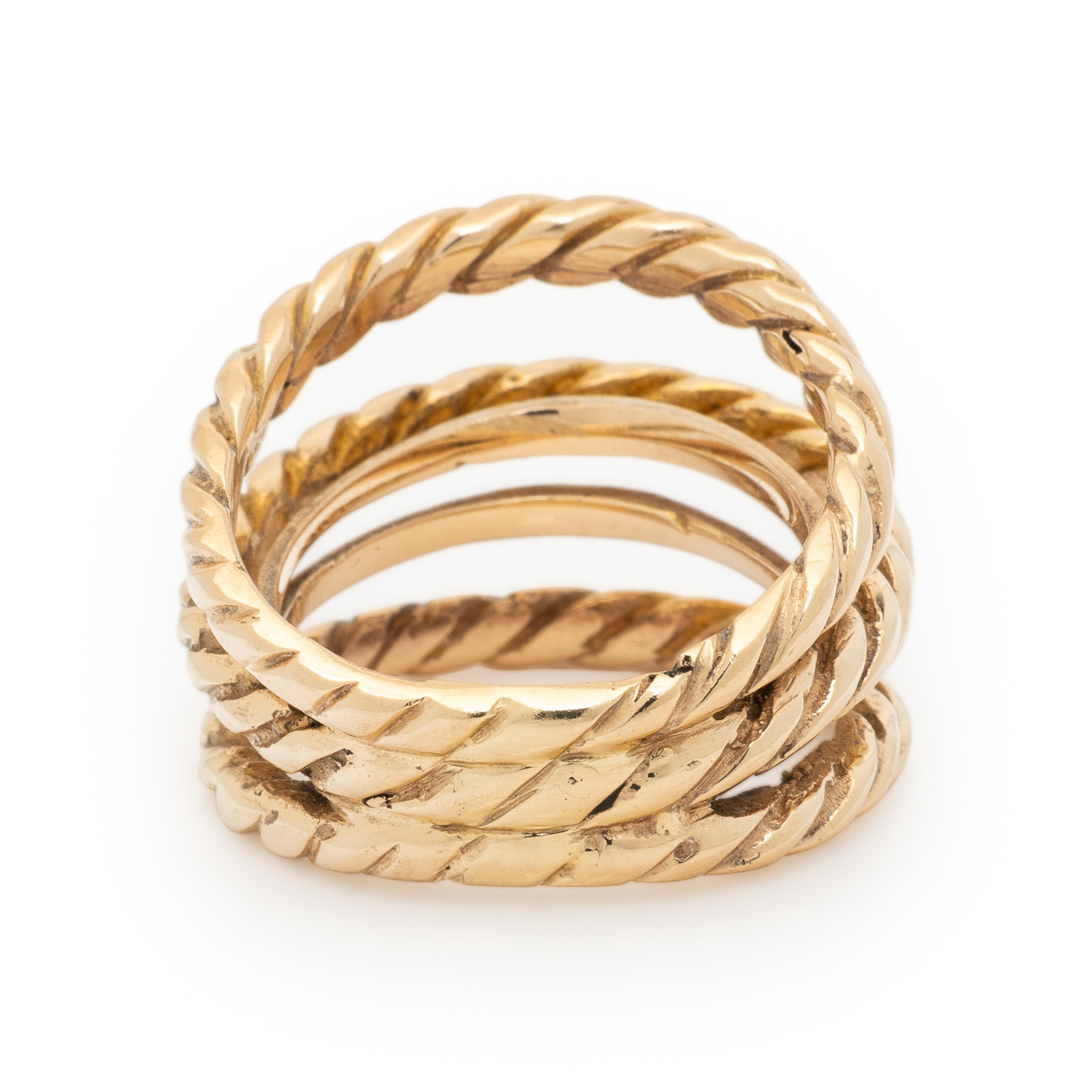 Braided Rose Gold Ring