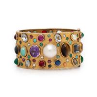 YELLOW GOLD CUFF BRACELET