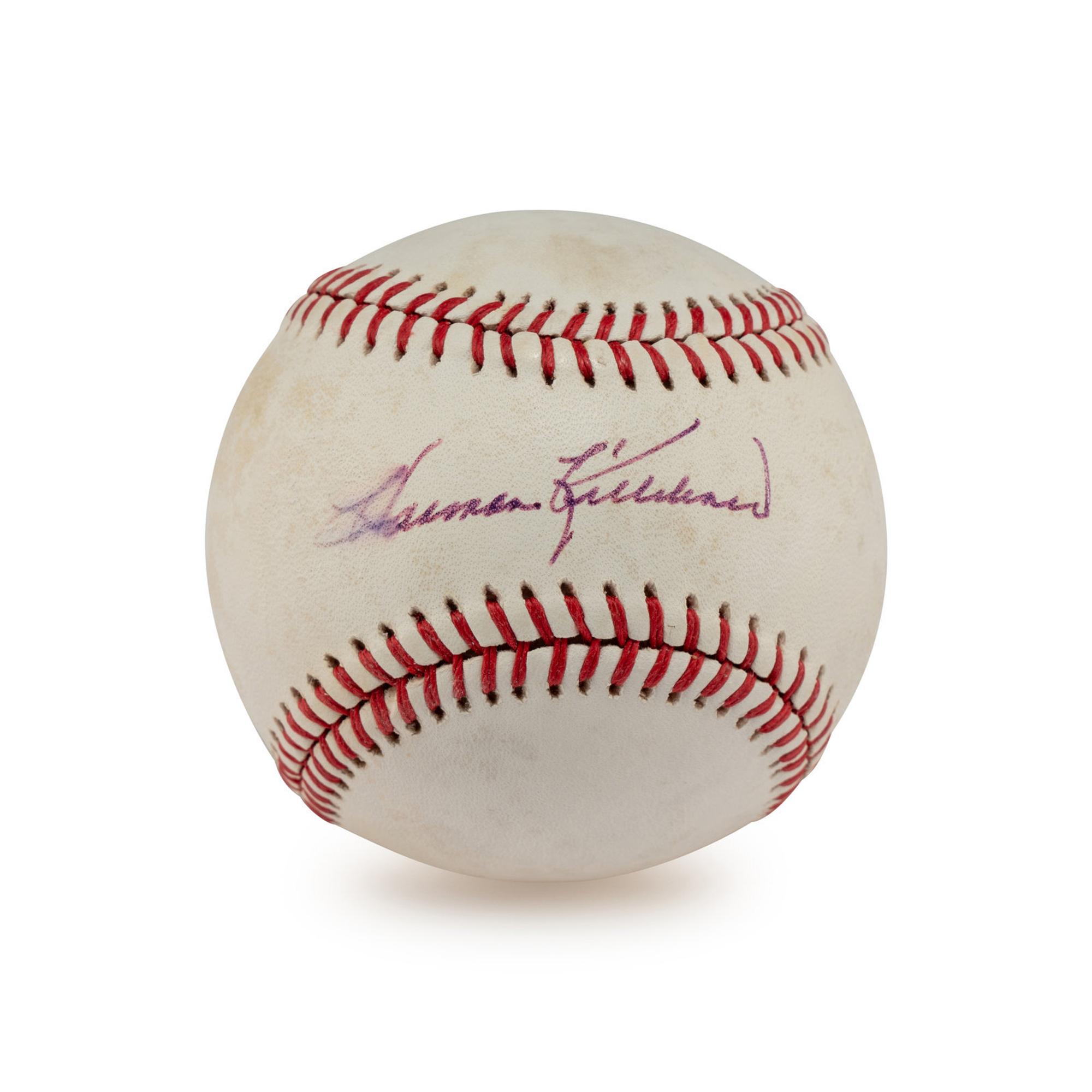 A Large Group of Hall of Fame and Notable Signed Autograph Baseballs (Beckett Authentication Services)