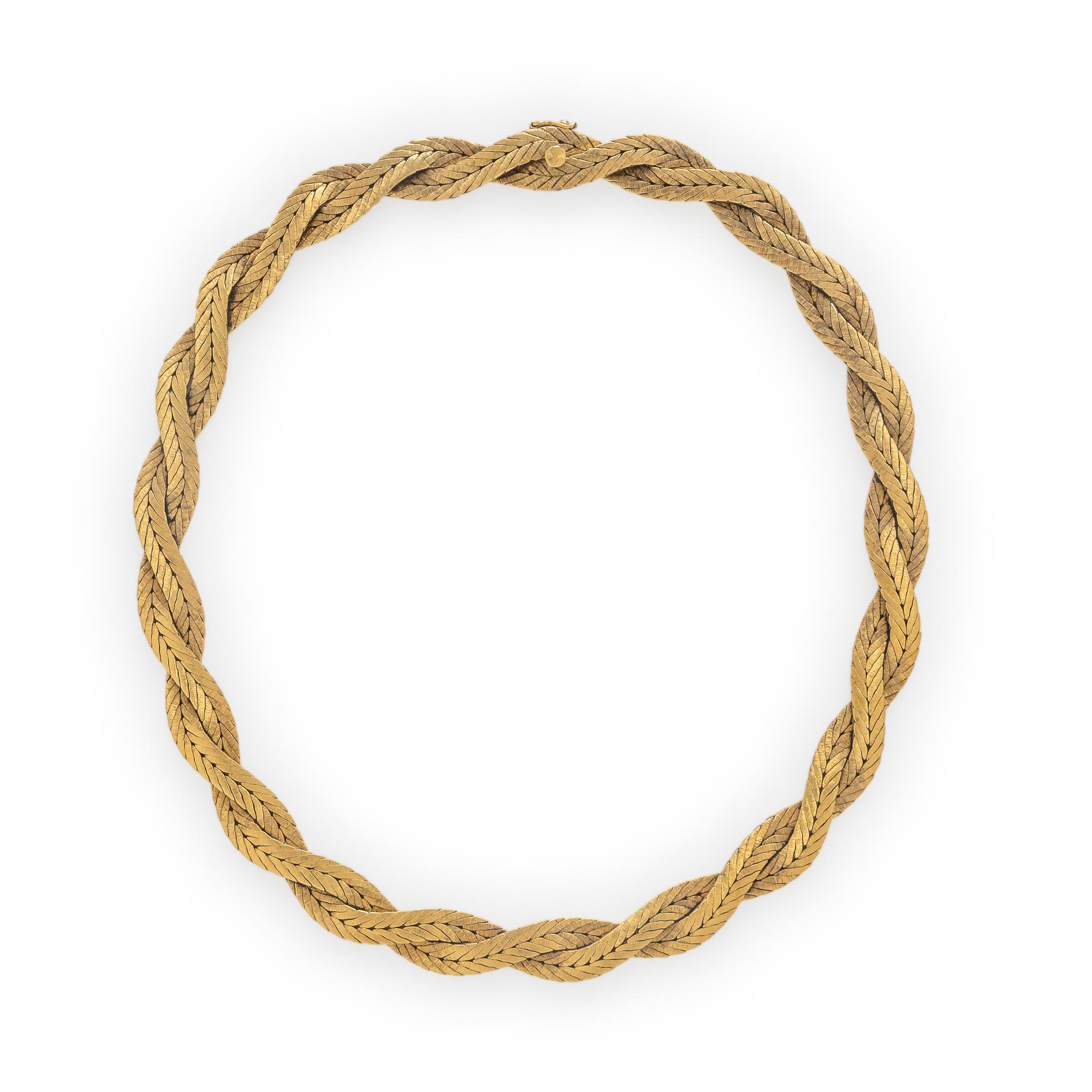 M. Buccellati, Yellow Gold Twisted Rope Necklace
