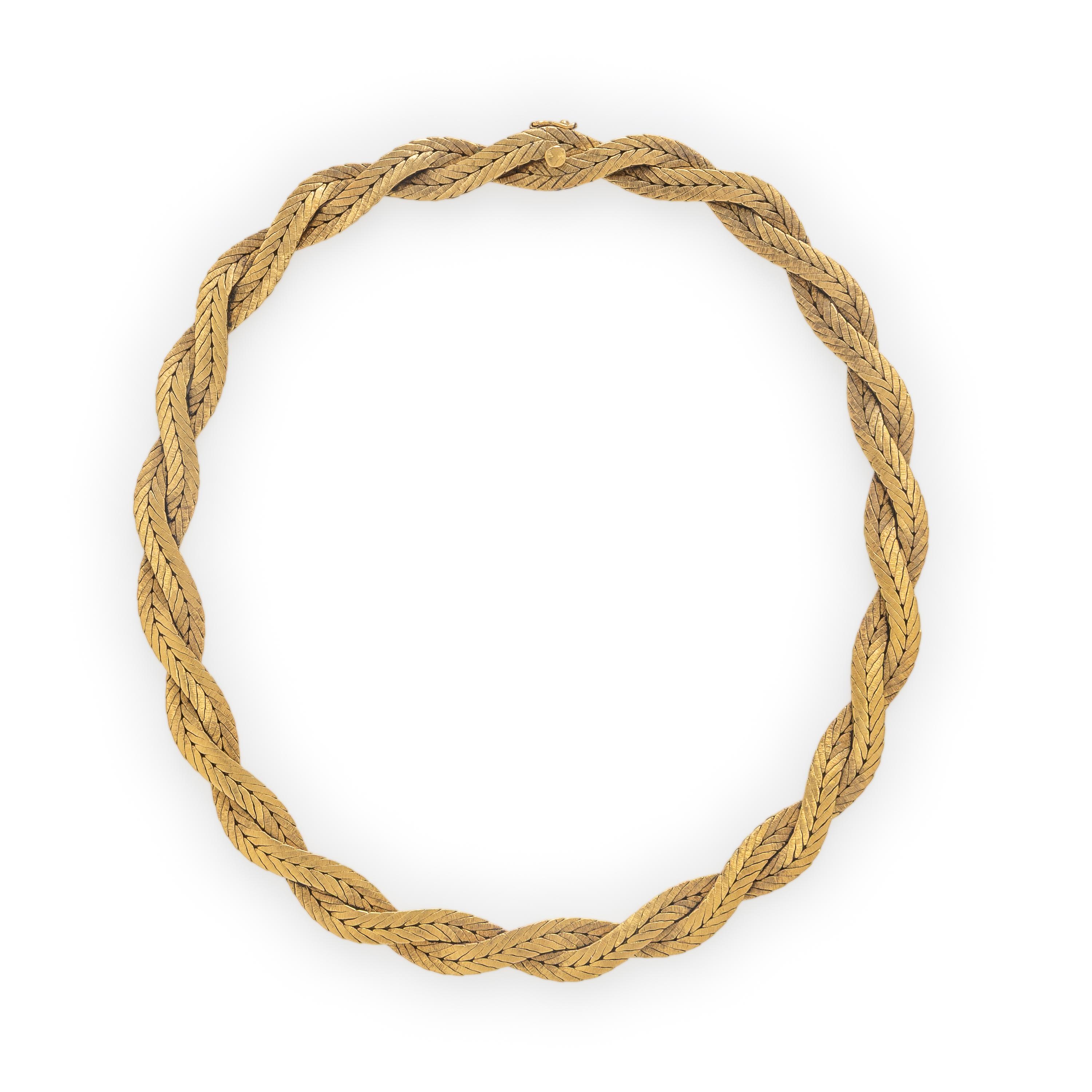 M. Buccellati, Yellow Gold Twisted Rope Necklace