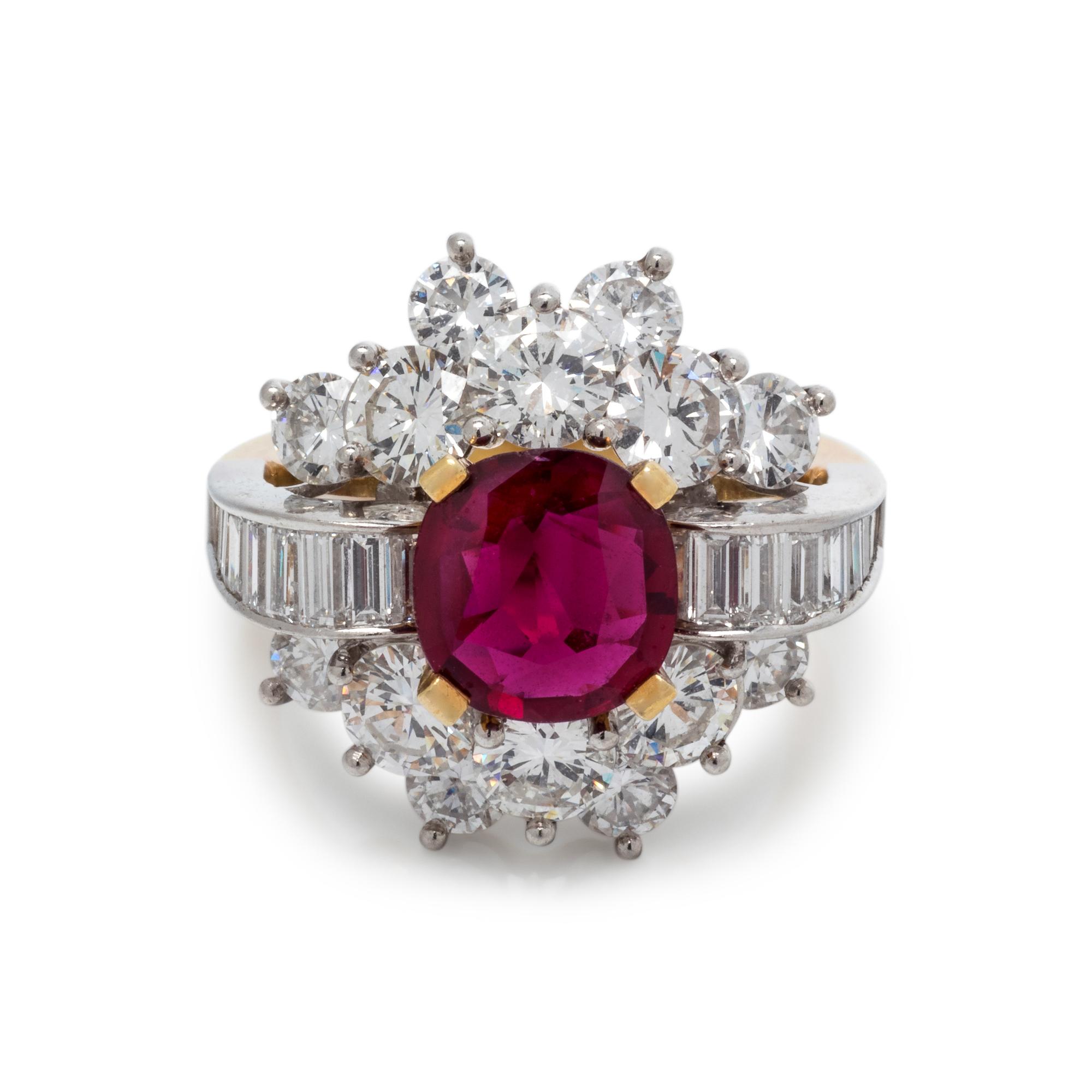 RUBY AND DIAMOND RING