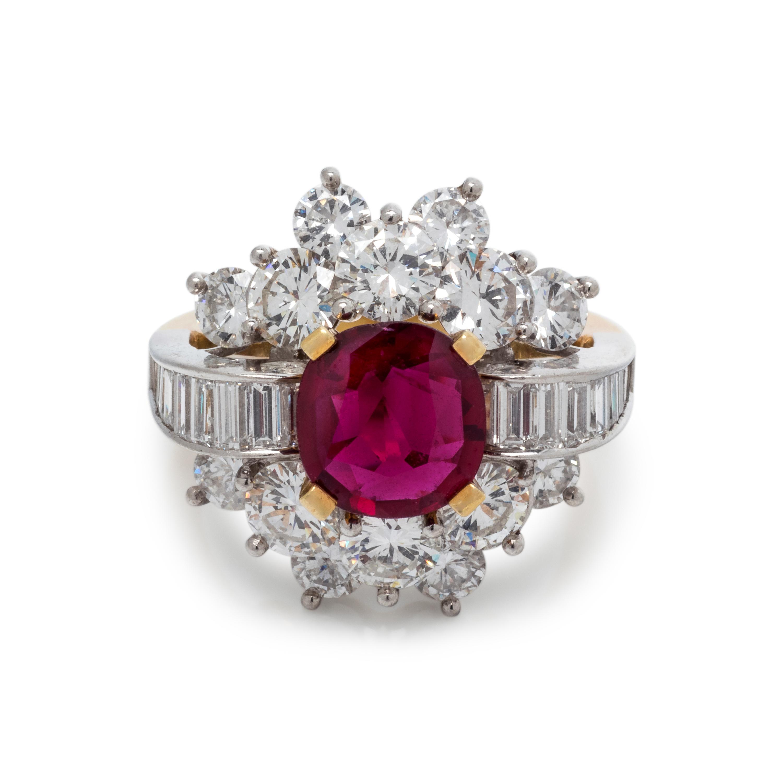 RUBY AND DIAMOND RING