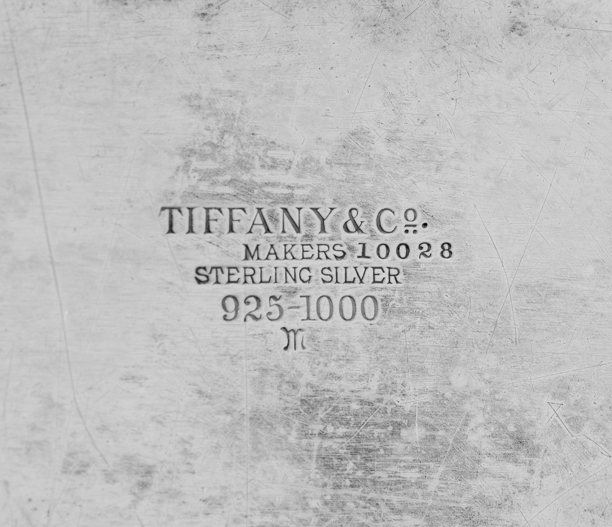 A Tiffany and Co. Silver Entree Dish