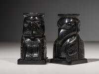 Haida Argillite Candlestick Holders