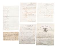[CIVIL WAR]. First Lieutenant James T. Imlay archive, incl. Ohio's home guard regiments formation.