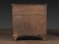 A Federal Bookend, Vine and Leaf Inlaid Cherrywood Chest of Drawers