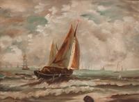 An Oil on Artist Board Seascape