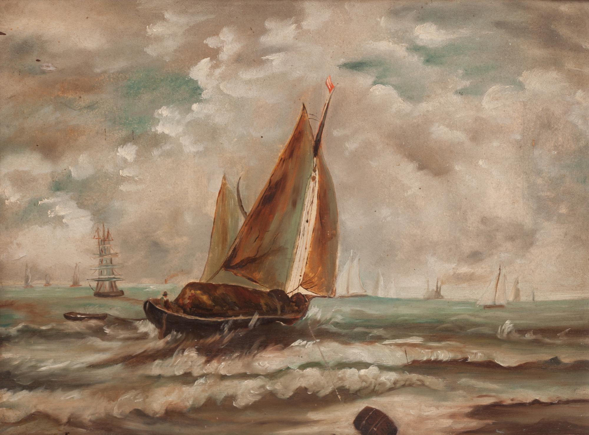 An Oil on Artist Board Seascape