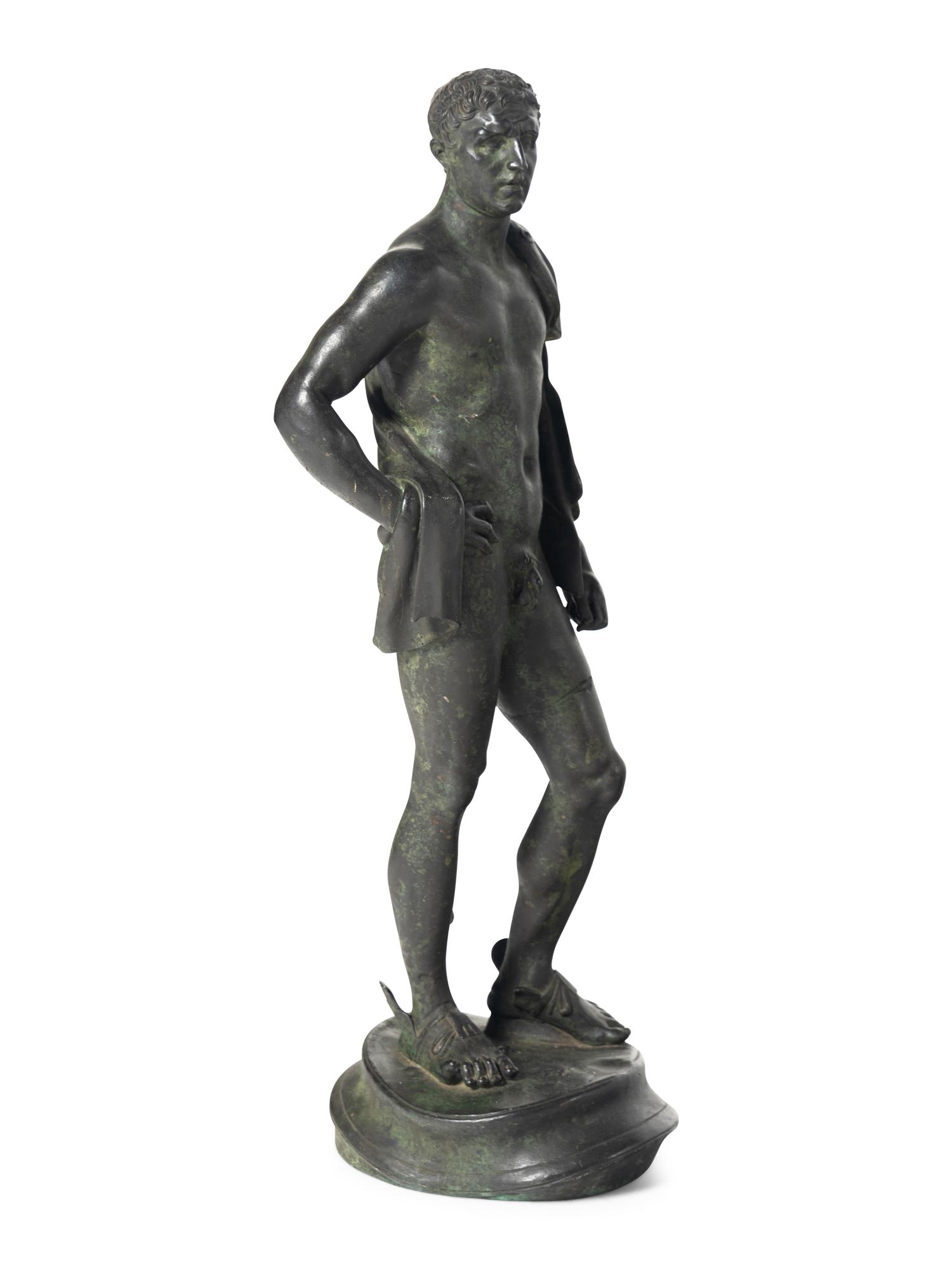 An Italian Bronze Figure of Mercury