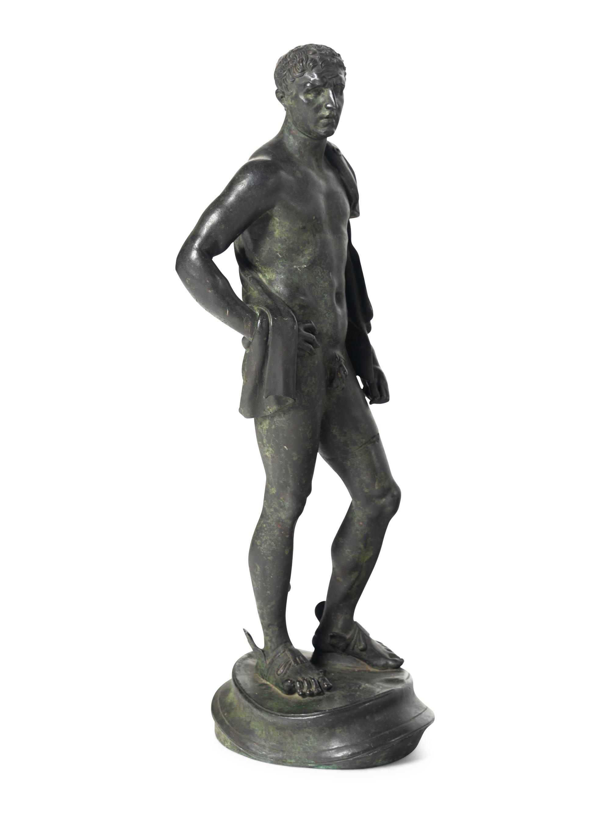 An Italian Bronze Figure of Mercury