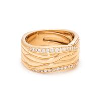 YELLOW GOLD AND DIAMOND RING