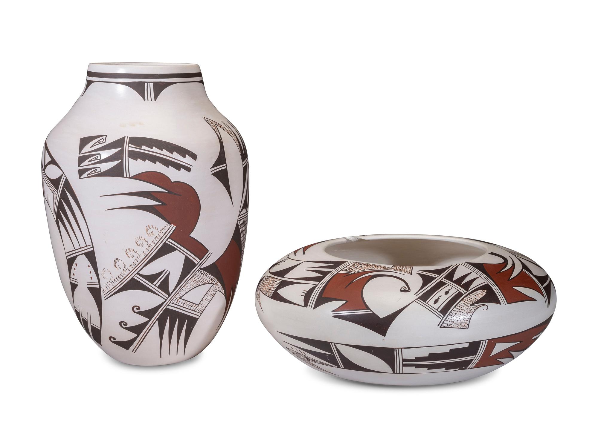 Polychrome Pottery Jars