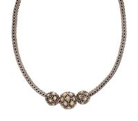 JOHN HARDY, STERLING SILVER AND YELLOW GOLD NECKLACE