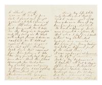 [LINCOLN ASSASSINATION] CORBETT, Thomas H. ("Boston") (ca 1832- 1888). Autograph letter, signed ("Boston Corbett") to "Brother Eddy." Washington, D.C., 13 May 1865.
