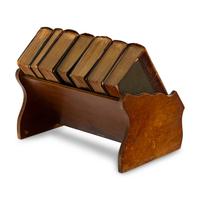 An Asprey and Co. Eight-Volume Table-Top Reference Library on Stand