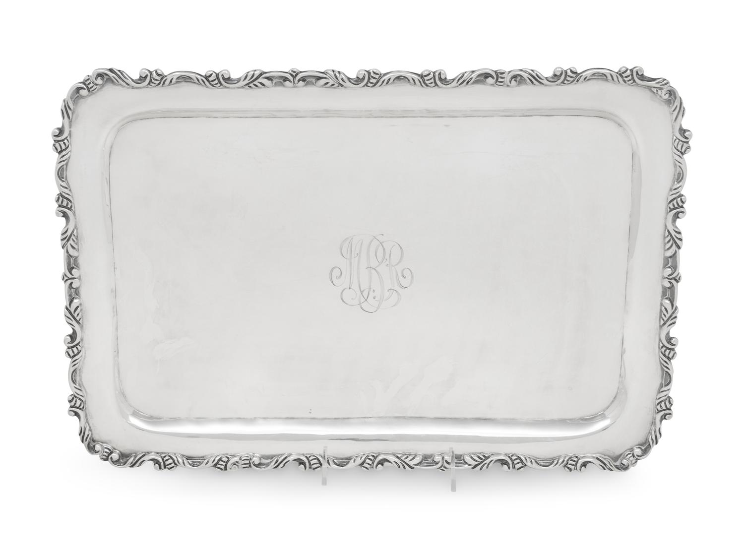 A Mexican Silver Tray
