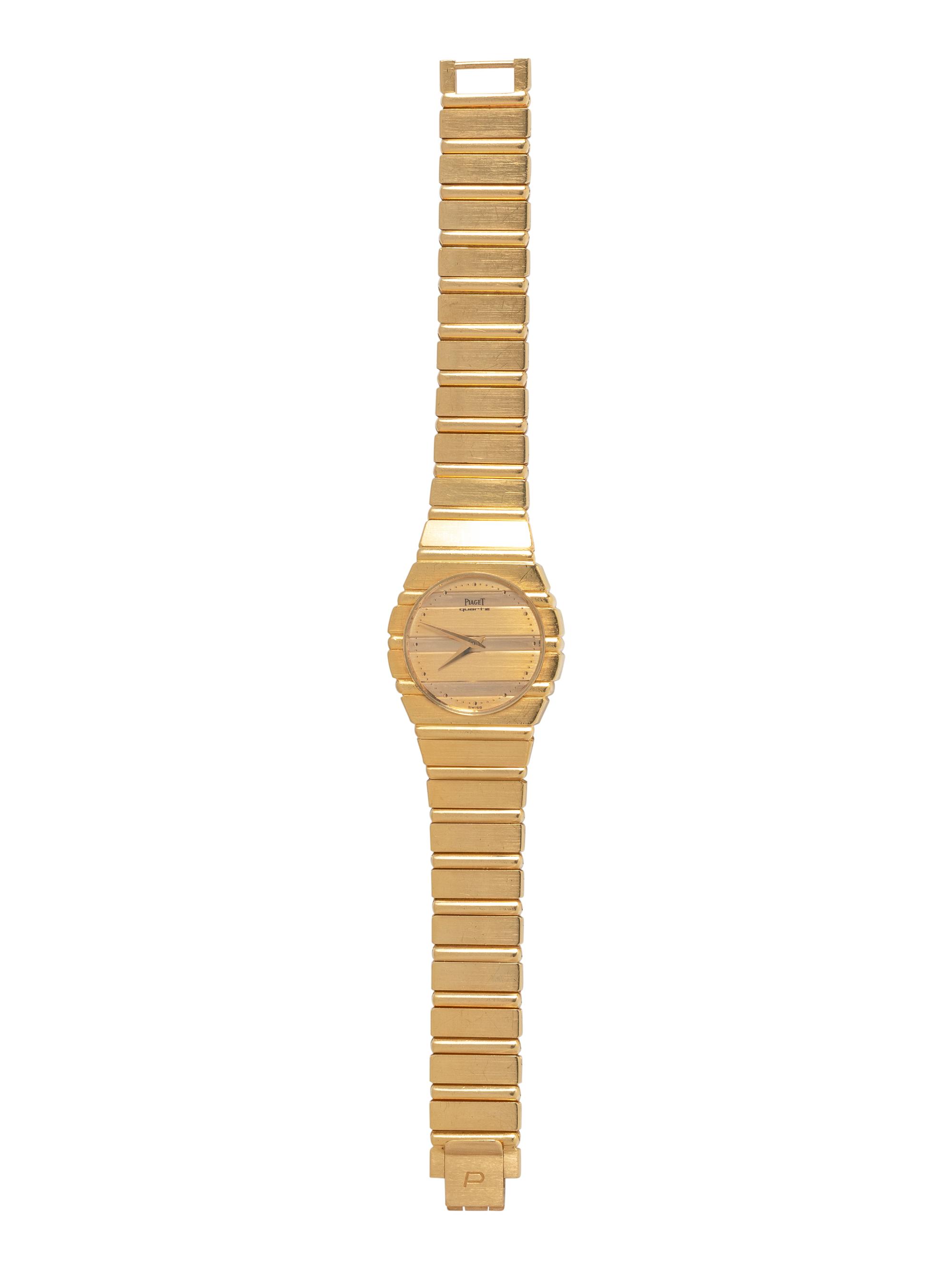 PIAGET, REF. 761C701 18K YELLOW GOLD 'POLO' WATCH