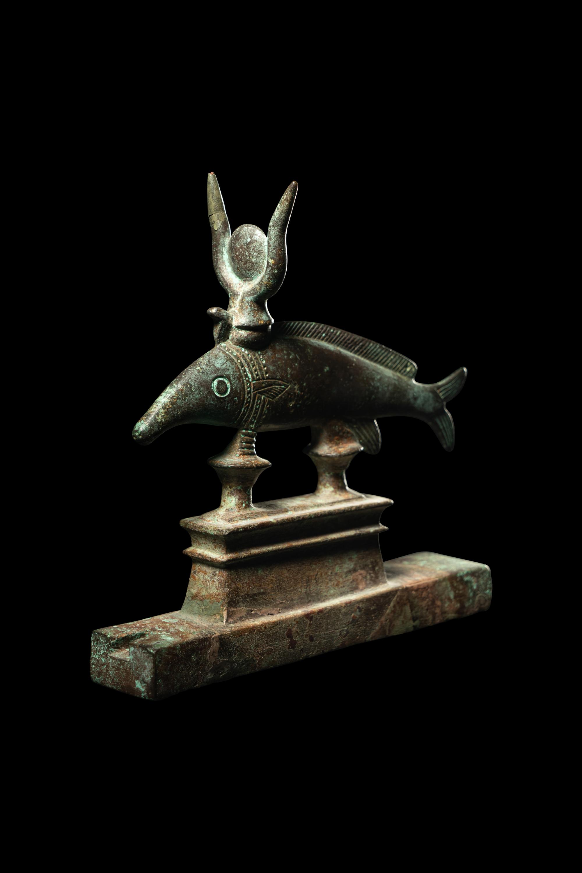 An Egyptian Bronze Oxyrhynchus Fish