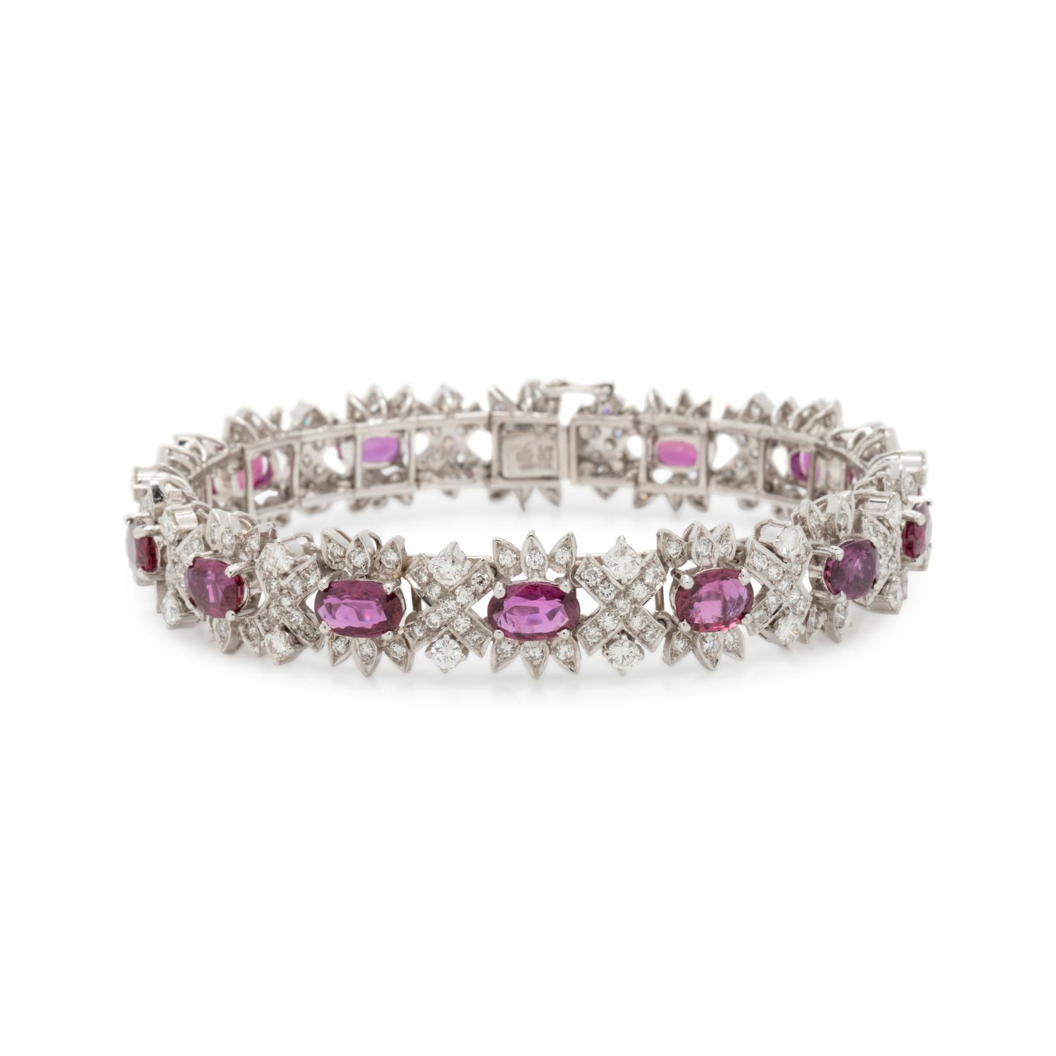 RUBY AND DIAMOND BRACELET