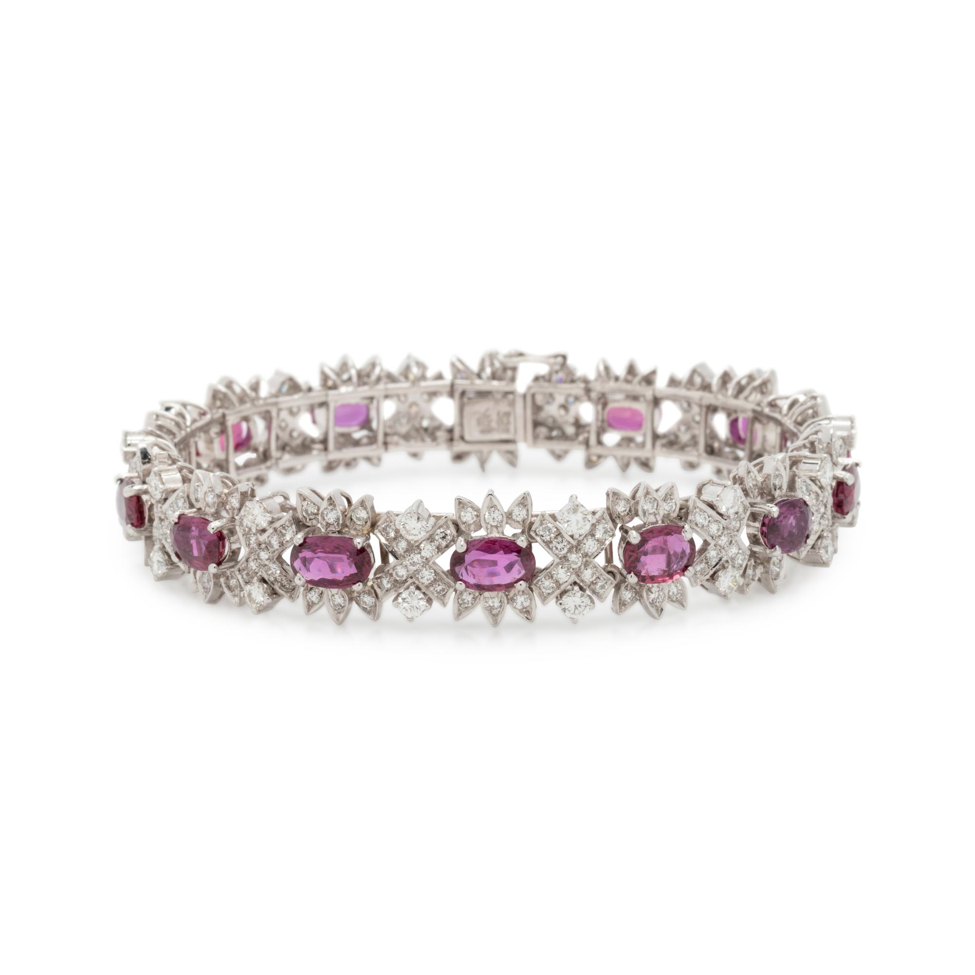RUBY AND DIAMOND BRACELET
