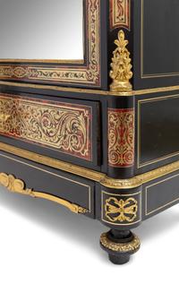 A Napoleon III Boulle Marquetry and Gilt-Bronze Mounted Armoire