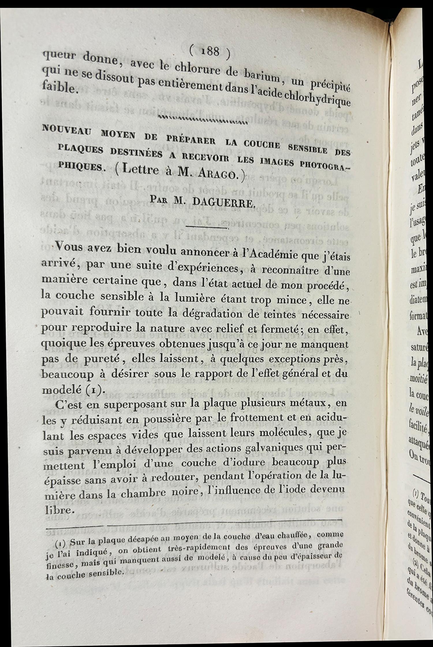 [History of Daguerreotype] Annales de Chimie et de Physique