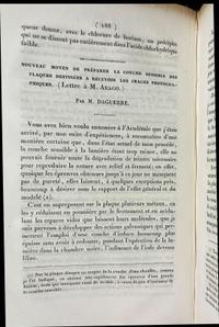 [History of Daguerreotype] Annales de Chimie et de Physique