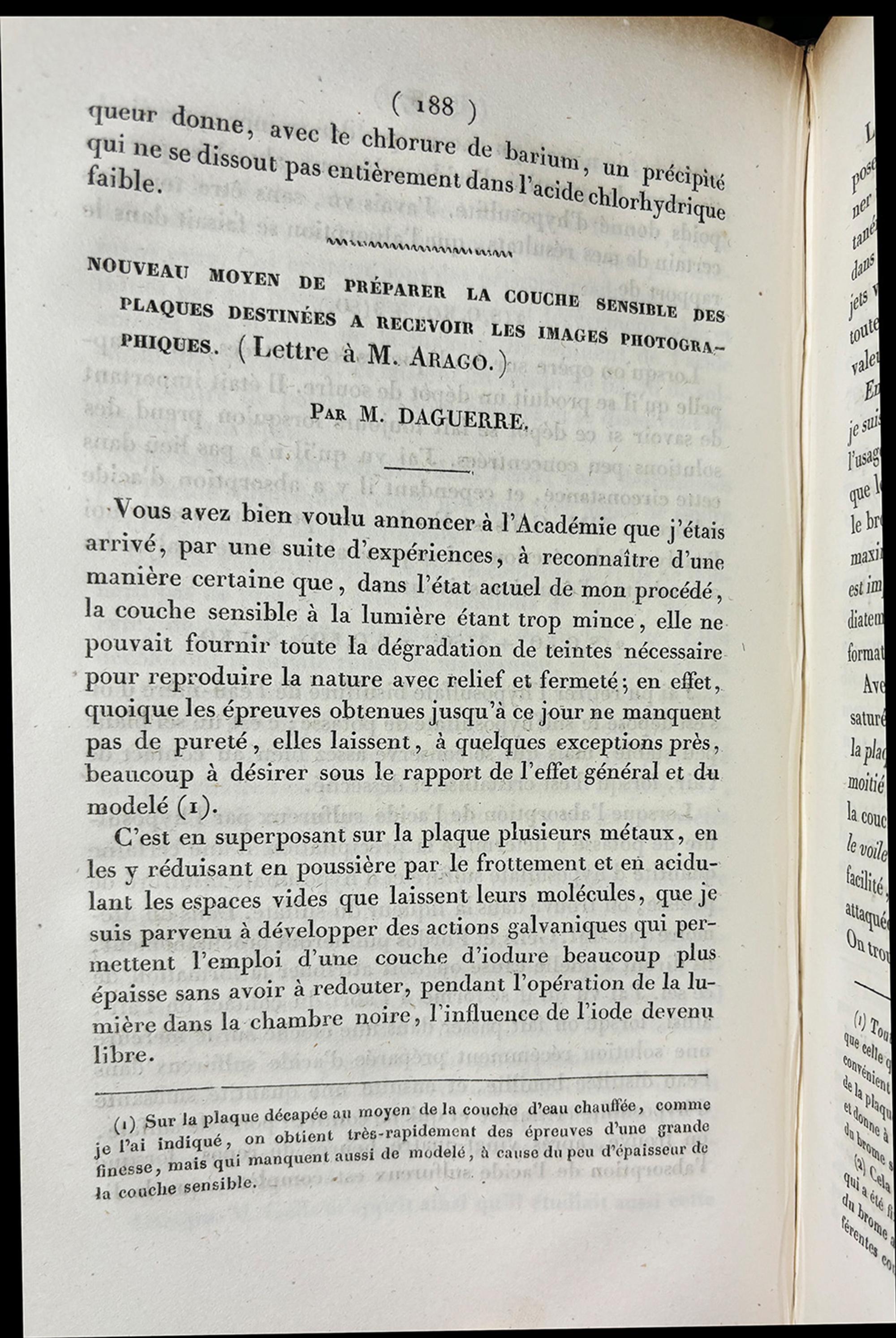 [History of Daguerreotype] Annales de Chimie et de Physique