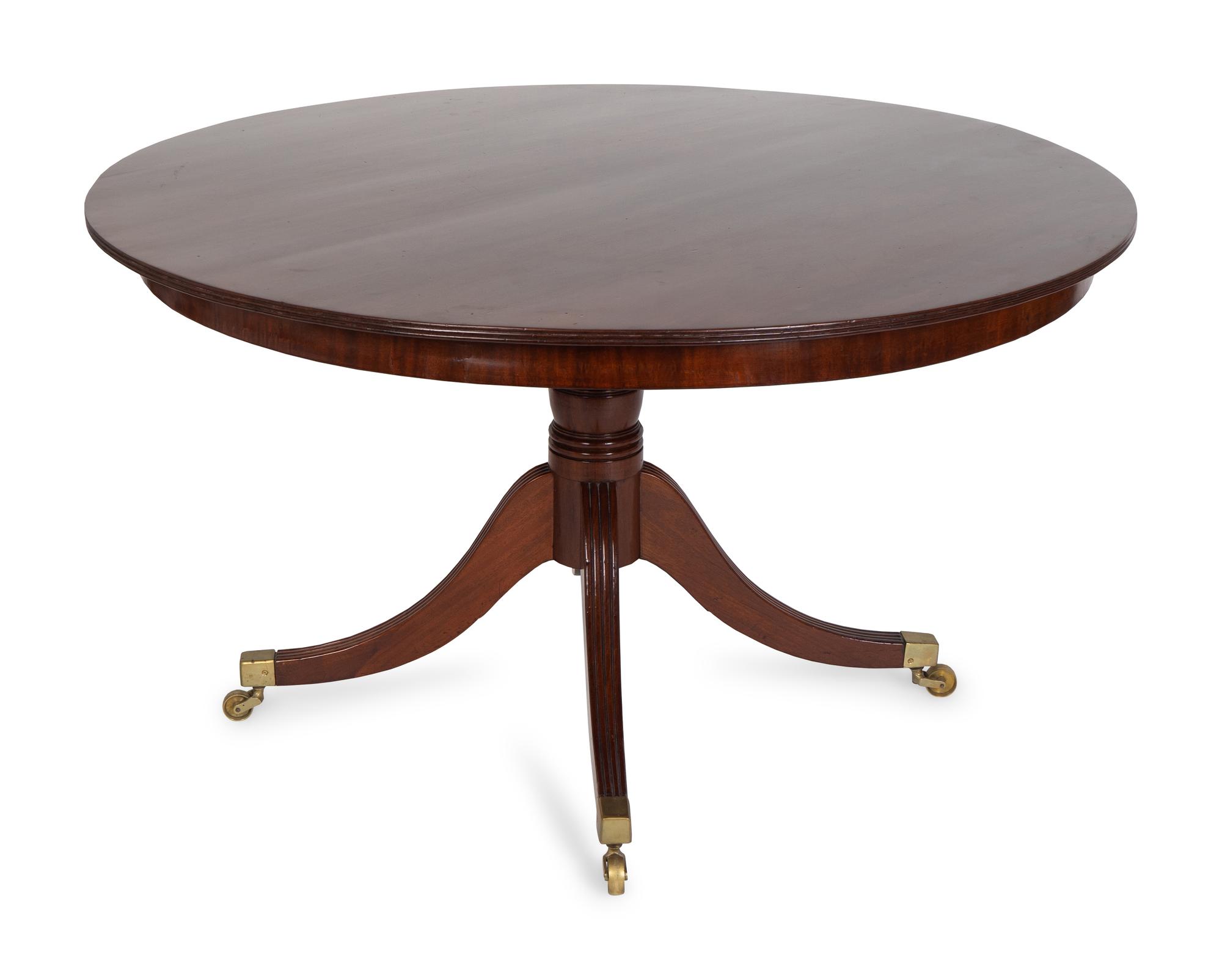A Regency Mahogany Tilt-Top Breakfast Table — 19TH CENTURY