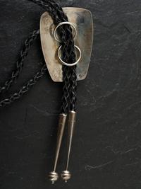Silver Overlay and Turquoise Bolo Tie