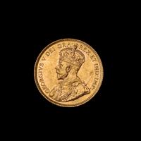 A Canadian 1912 George V $5 Gold Coin