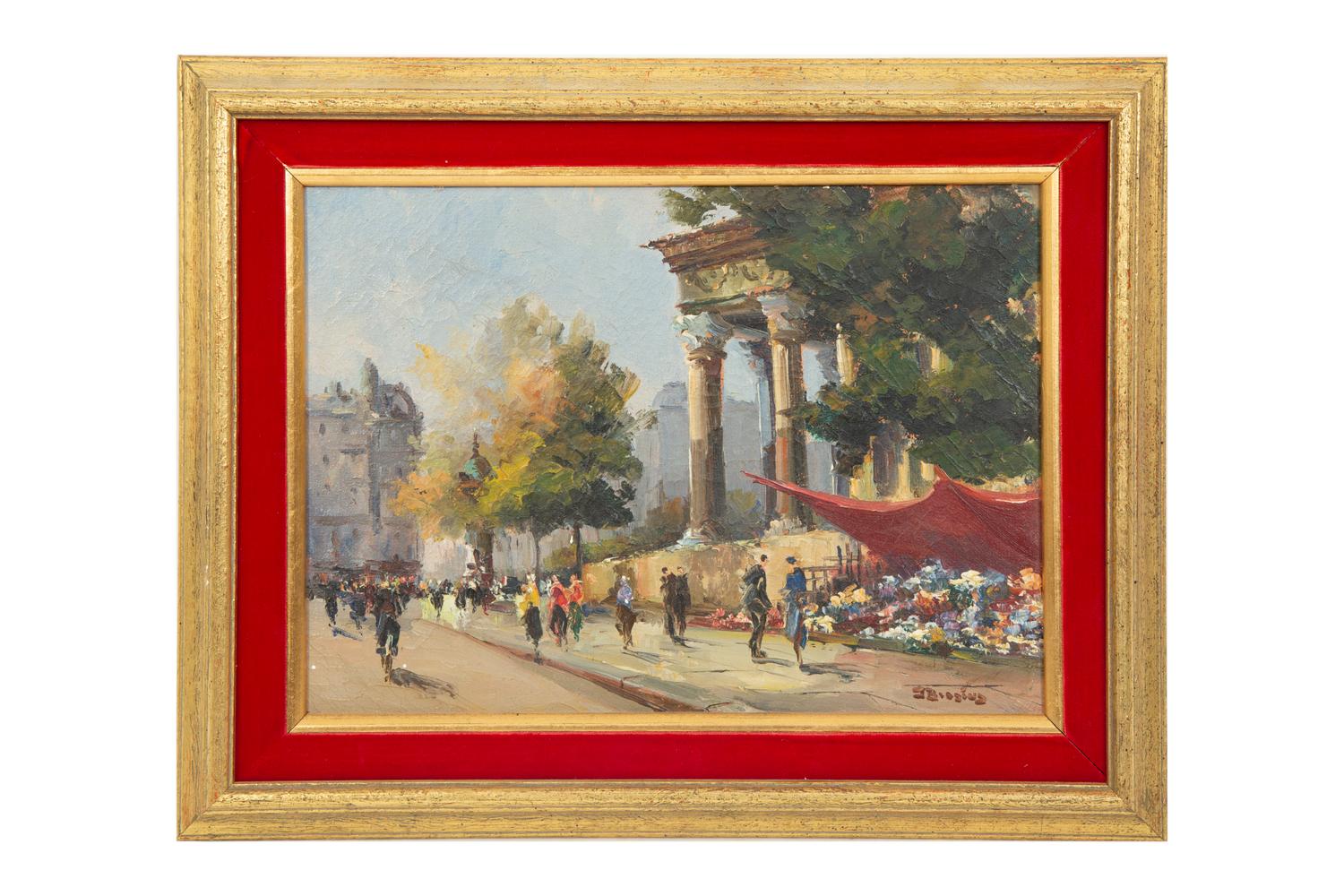 Eighteen Parisian Street Scene Paintings